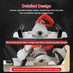 Electric Tile Chamfering Tool,Wet Cutting Machine,with Bracket/Water Pump, for Large Tiles Chamfering Work (SingleMachine)
