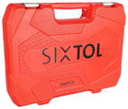 CRV 108 Profi Professional 108pcs Socket Set | CRV Steel | Six Year Warranty SIXTOL SIX | Garage Tools | Ratchet Set | Tire Change | in a Case