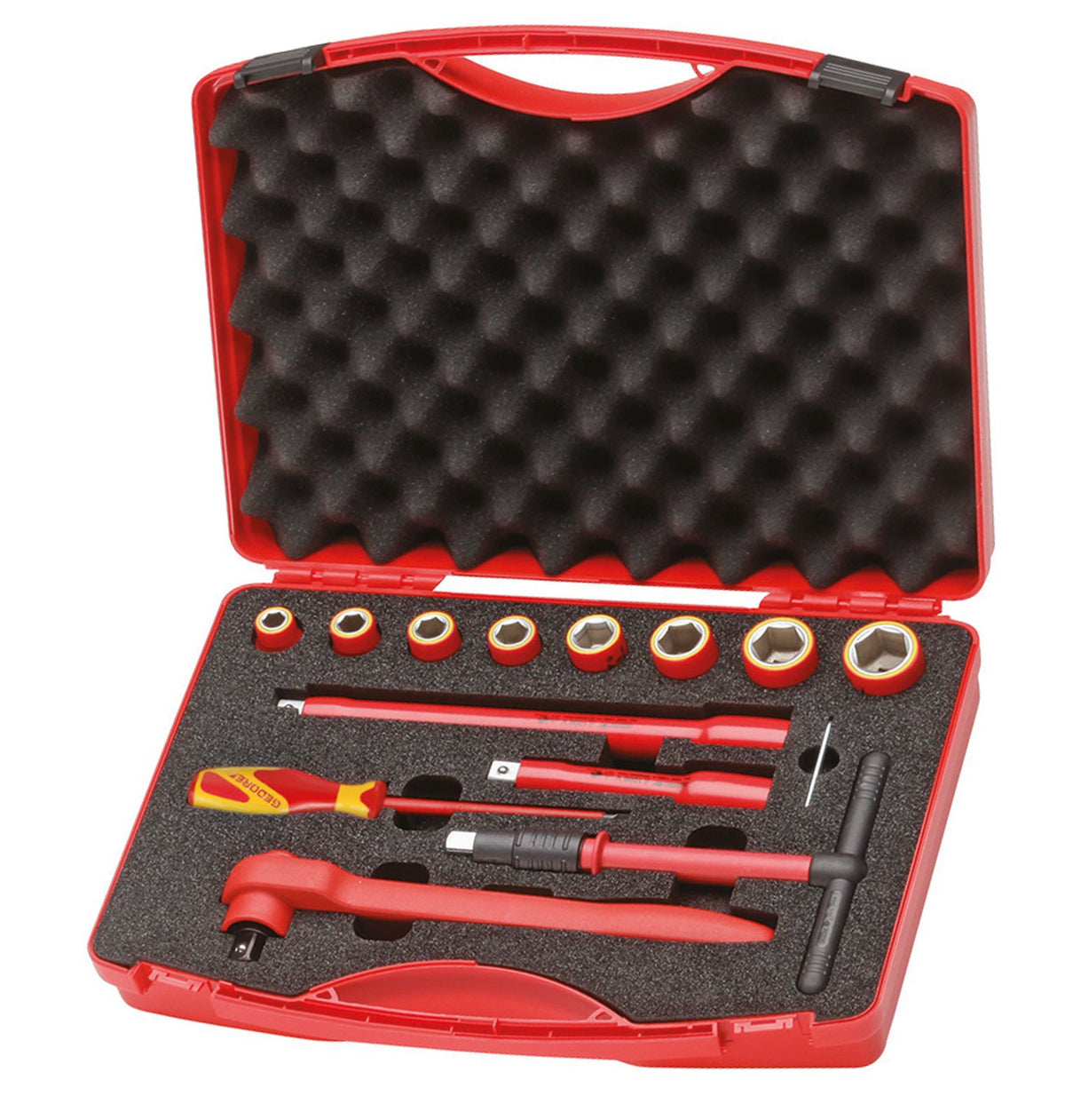 Gedore 19KMU-20 Tool Set 1/2" 13 pcs, Red