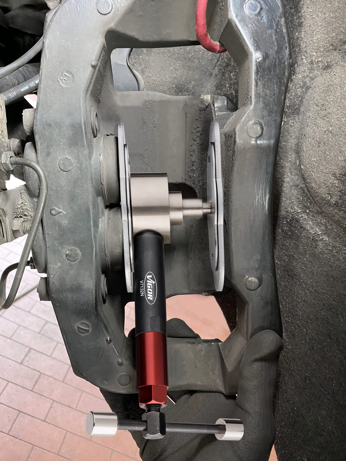 VIGOR V7132N Brake piston reset tool, hydraulic 2.0T