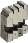 DIES SET FOR ADJUSTABLE THREADER 3.1/2-4" NPT