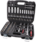 CRV 108 Profi Professional 108pcs Socket Set | CRV Steel | Six Year Warranty SIXTOL SIX | Garage Tools | Ratchet Set | Tire Change | in a Case