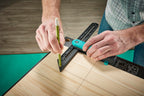 wolfcraft Project Set for Transferring Angles and Cutting Laminate I 8658000 I 2 handy tools for laying vinyl and laminate