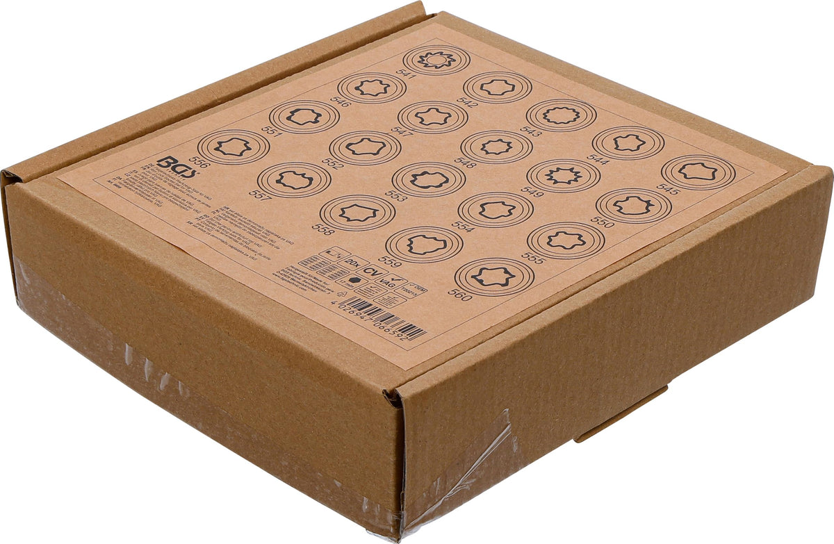 BGS 6659 | Tool Tray 1/6: Rim Lock Socket Set for VAG | 20 pcs.