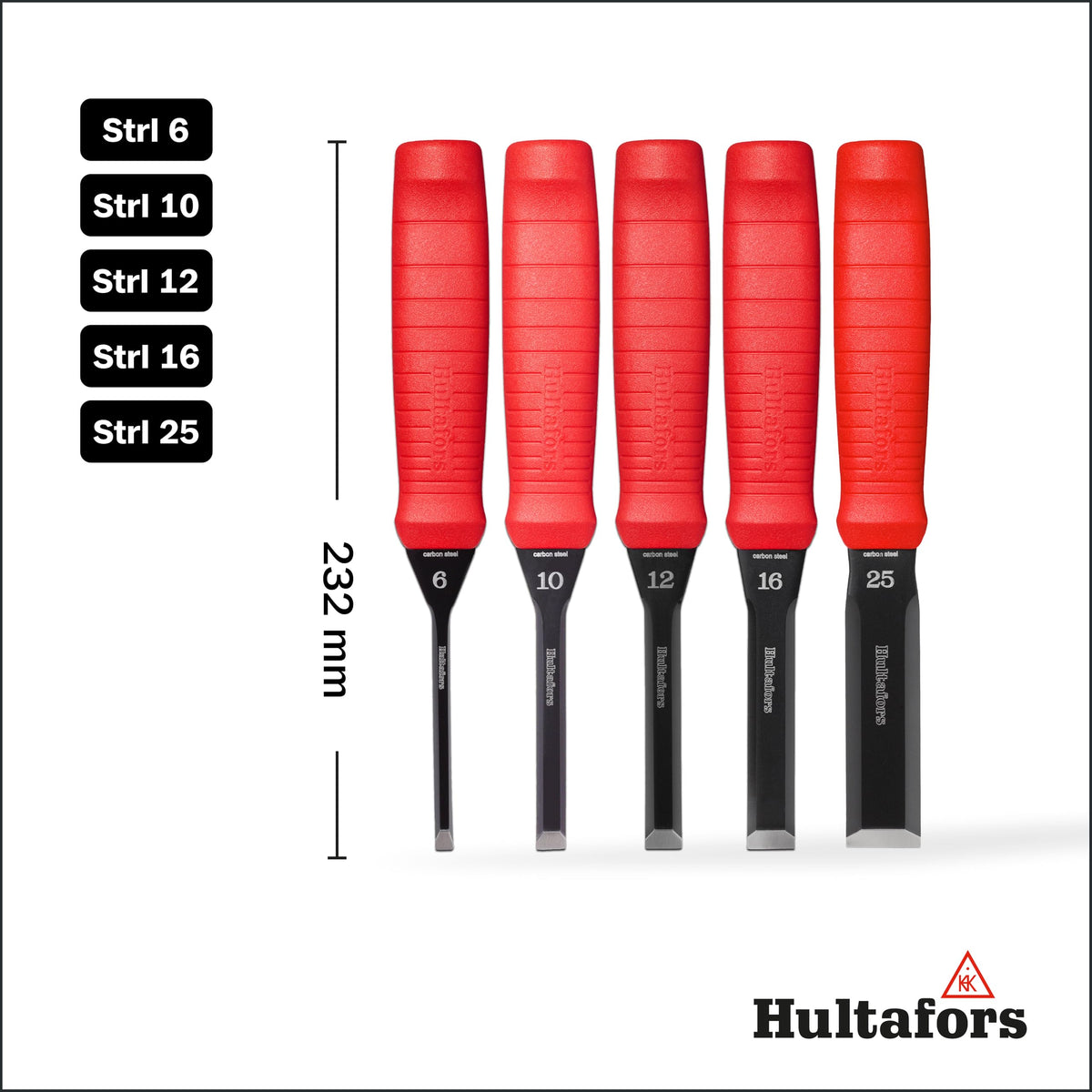 390005 Chisel Set "EDC S5, 6-25",