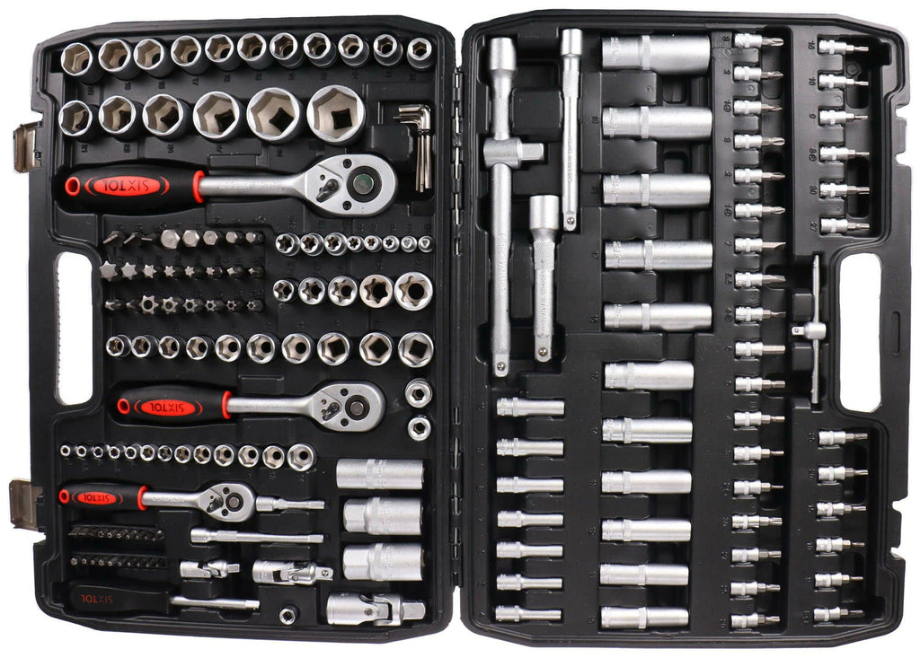 Tool Set 171 Socket Set with Ratchets in a Plastic Case| Versatile 171-piece Set | Suitable for Any Workshop or Garage