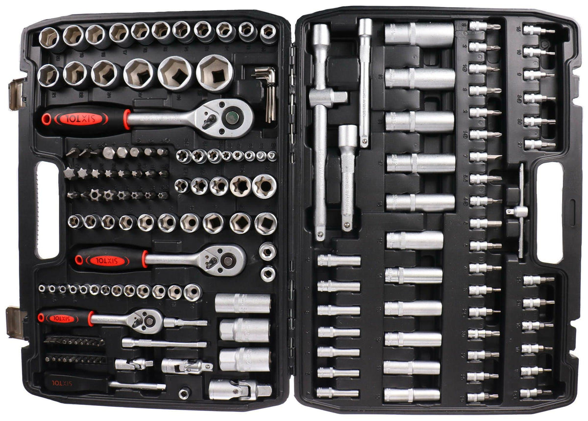 Tool Set 171 Socket Set with Ratchets in a Plastic Case| Versatile 171-piece Set | Suitable for Any Workshop or Garage