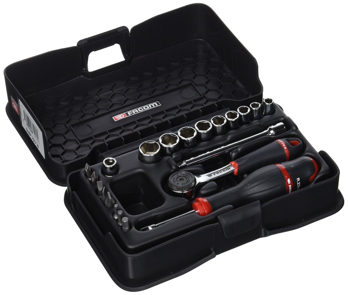 Socket Key Set 1/4 R.161B, 21-Piece