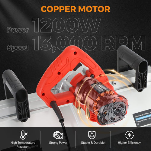 1200W Electric Tile Bevel Cutter,43° Tile Chamfering Tool, with Aluminum Alloy Chamfering Plate,Tile Angle Cutting Tool