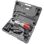 RIDGID 760 FXP Cordless Power Drive with 11-R Tool, 2 Batteries, Charger, Support Arm, and Case, Battery-Powered Pipe Threading Machine