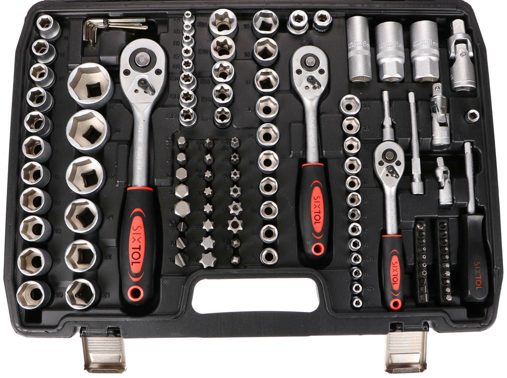 Tool Set 171 Socket Set with Ratchets in a Plastic Case| Versatile 171-piece Set | Suitable for Any Workshop or Garage