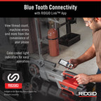 RIDGID 760 FXP Cordless Power Drive with 11-R Tool, 2 Batteries, Charger, Support Arm, and Case, Battery-Powered Pipe Threading Machine