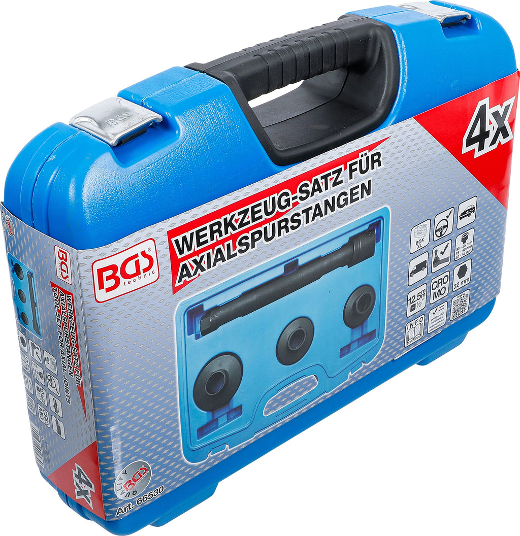 BGS 66530 | Werkzeug-Satz für Axialspurstangen | 4-TLG. Tool Set for axial tie rods, 4 Pieces