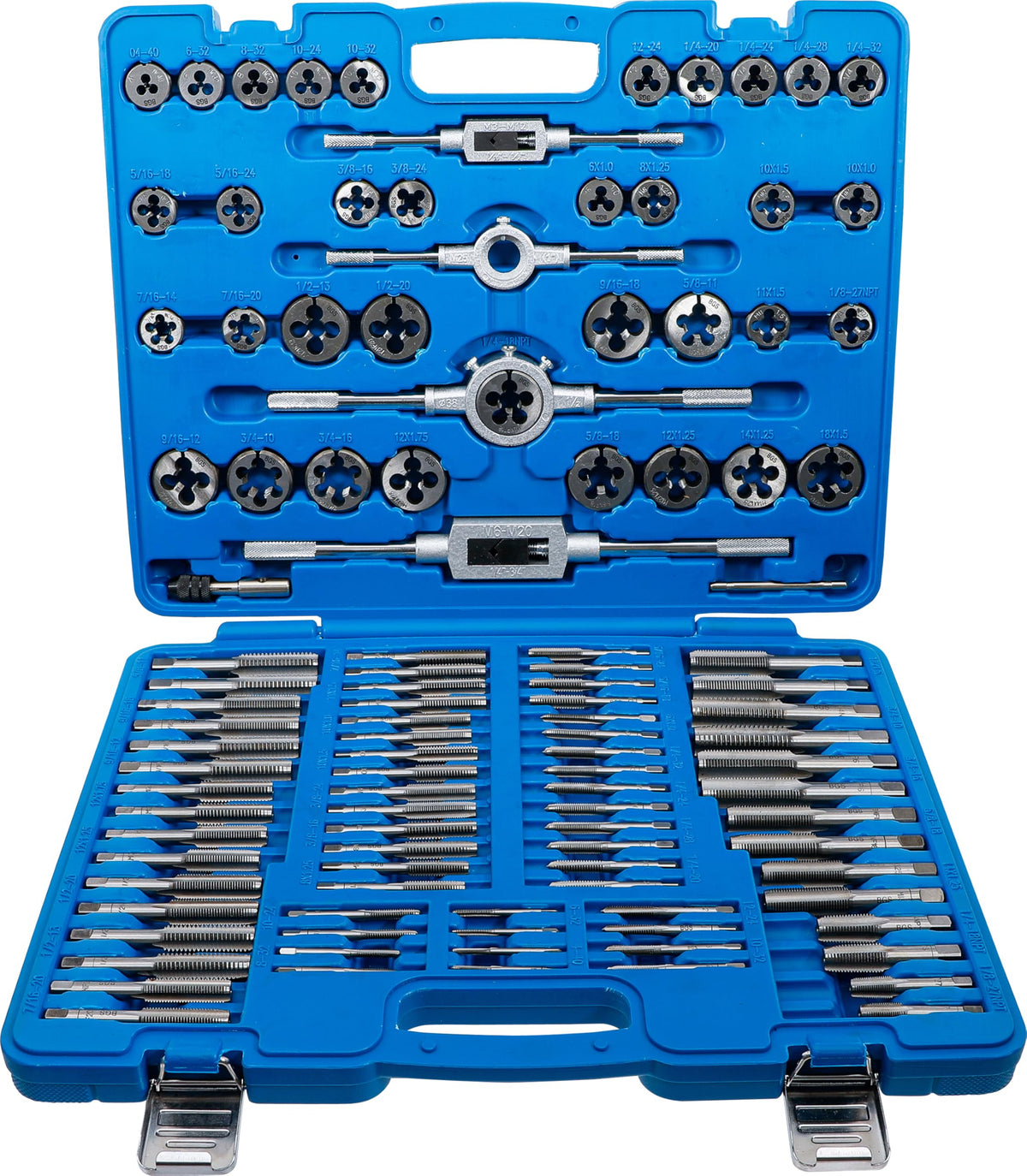 BGS 900 Inch/Metric Tap/Die Set, Silver/Blue