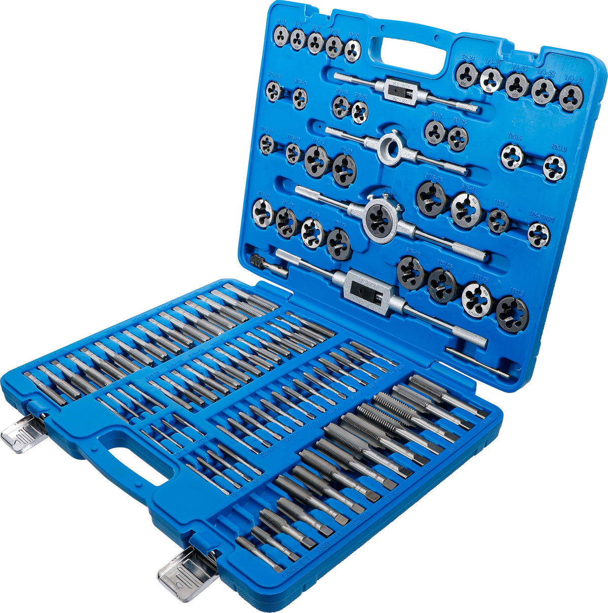 BGS 900 Inch/Metric Tap/Die Set, Silver/Blue