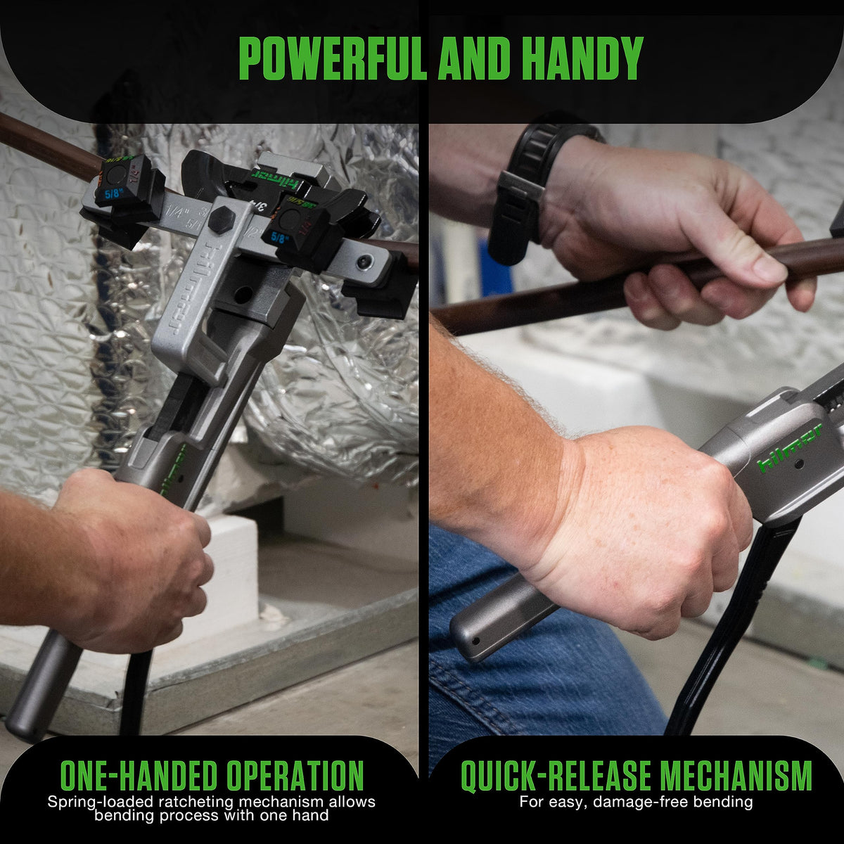 hilmor Compact Bender Kit and Reversible Magnetic Nut Driver, 3-Pack