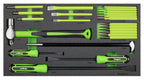 Siegen by Sealey 23pc Pry Bar, Hammer & Punch Set with Tool Tray - S01279