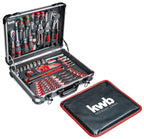 Tool CASE, 80-Piece Tool Set, Made of Sturdy Aluminum, Lockable, Padded with Foam Tool Inserts, HIGH-Quality Tool KIT, Ideal for WORKSHOPS and ON The GO