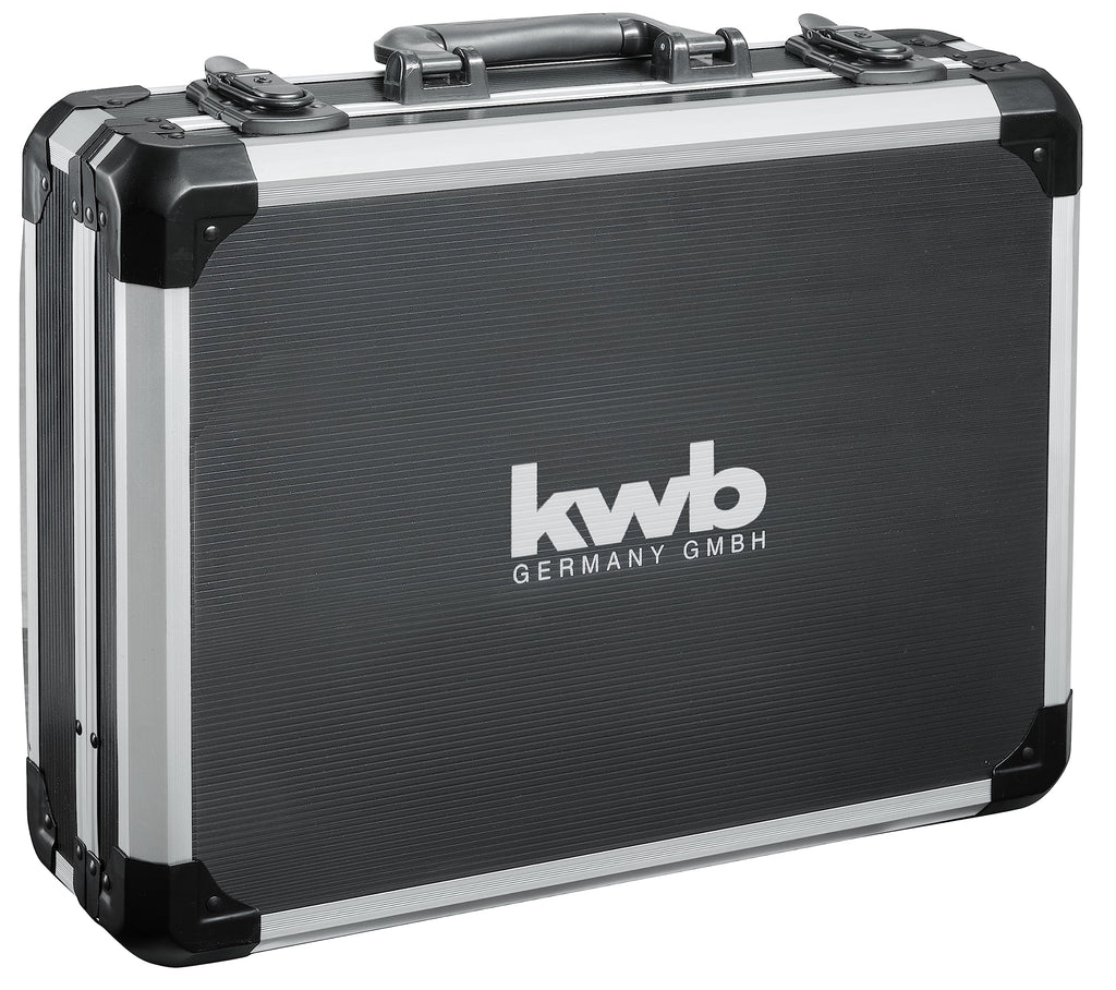 Tool CASE, 80-Piece Tool Set, Made of Sturdy Aluminum, Lockable, Padded with Foam Tool Inserts, HIGH-Quality Tool KIT, Ideal for WORKSHOPS and ON The GO