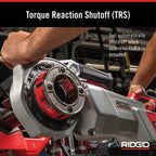 RIDGID 760 FXP Cordless Power Drive with 11-R Tool, 2 Batteries, Charger, Support Arm, and Case, Battery-Powered Pipe Threading Machine