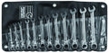 USAG U02856070-285 KA/B12 - Set of 12 reversible ratchet combination wrenches with locking ring